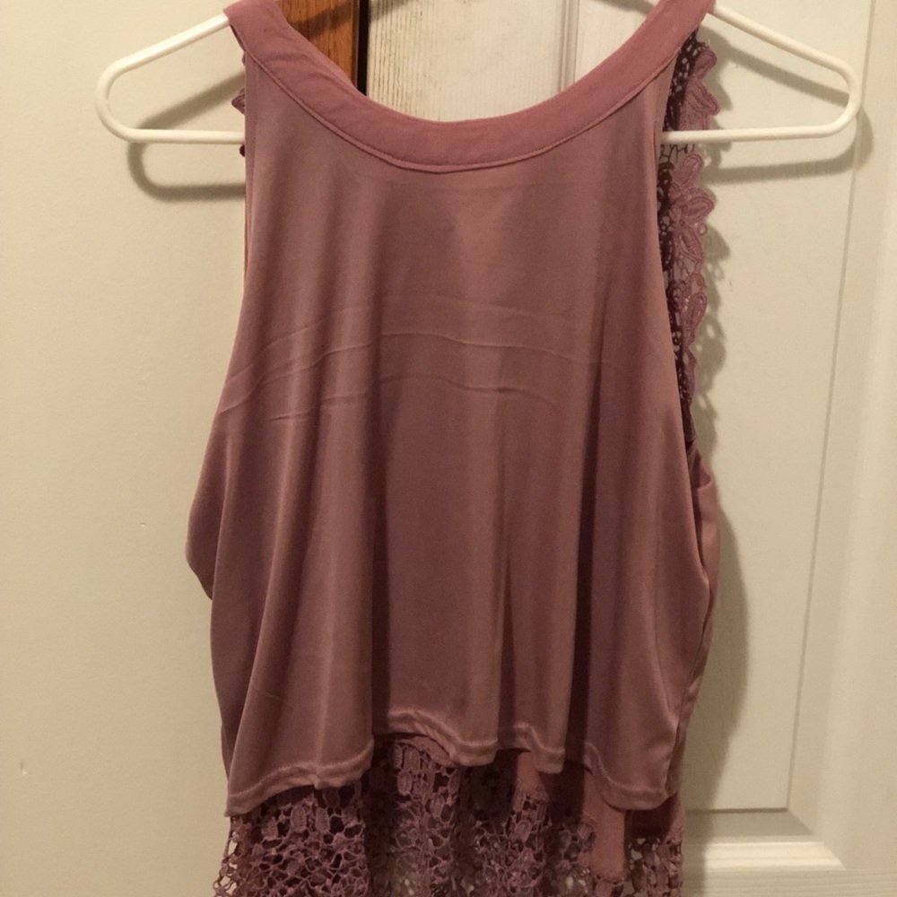 Lace tank top